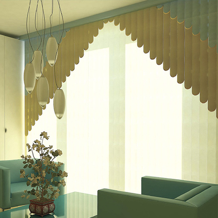 Мультифактурные каскадные жалюзи